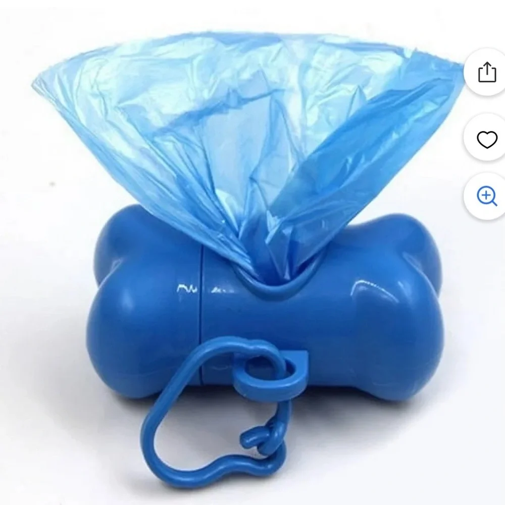 🦴 Blue Bone-Shaped Dog Waste Bag Dispenser 🐾